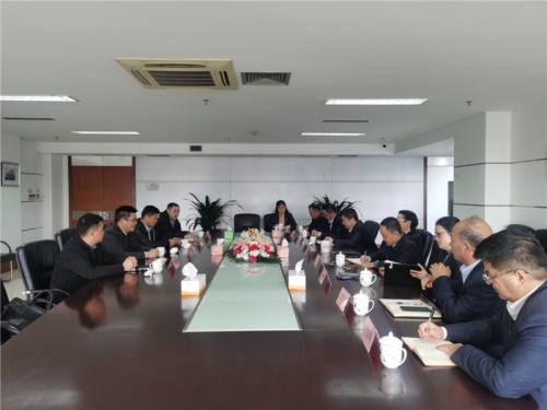 【领导关怀】市城投集团党委委员、副总经理沈卓恒一行赴九游会j9网站调研指导工作